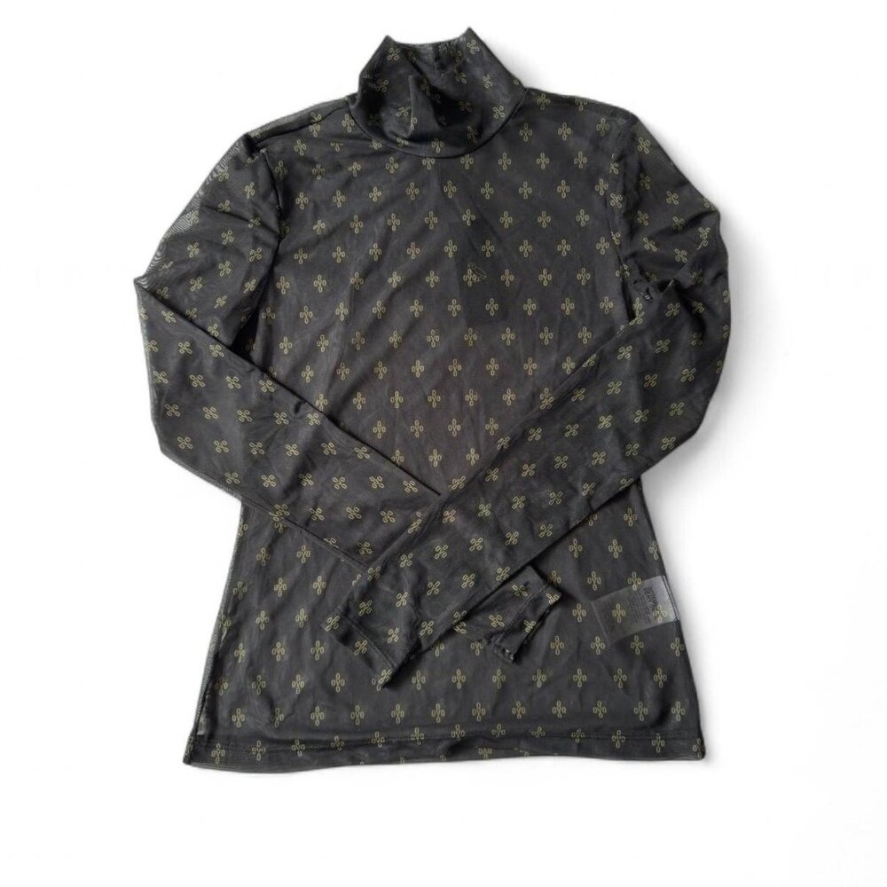 OVO sheer monogram fitted longsleeve